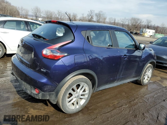 2016 Nissan Juke S with VIN JN8AF5MV2GT655411, listed as a Copart auction lot 46591855 with 73,823 mi miles and Salvage Title. Bid and sale history available at carsss.com. Image 3.