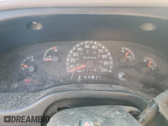 1997 Ford Econoline Wagon XL z VIN 1FBJS31L7VHB87288, wystawiony jako Copart lot #74976854 z przebiegiem 93 368 mil mil oraz Szkody całkowita. Historia ofert i sprzedaży dostępna na DreamBid. Obrazek 9.