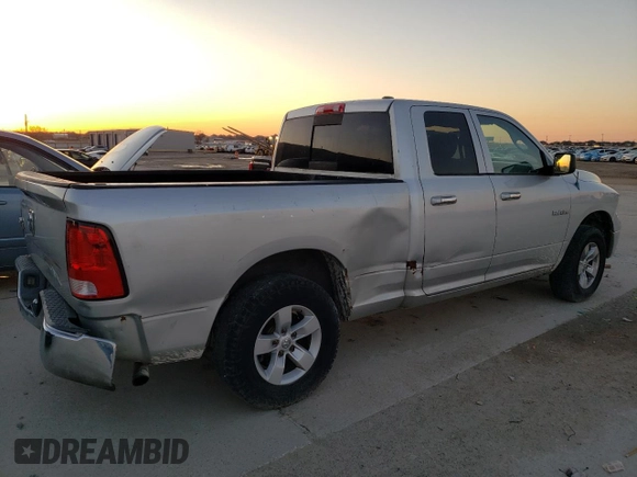 2009 Dodge 1500 SLT with VIN 1D3HB18P39S796191, listed as a Copart auction lot 48573445 with 126,258 mi miles and Salvage Title. Bid and sale history available at carsss.com. Image 3.
