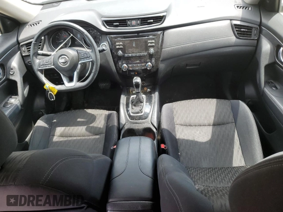 2017 Nissan Rogue SV with VIN 5N1AT2MVXHC876609, listed as a Copart auction lot 62271525 with 42,707 mi miles and Salvage title. Bid and sale history available at DreamBid. Image 8.