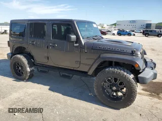 2017 Jeep Wrangler Unlimited Sahara with VIN 1C4BJWEG0HL727423, listed as a Copart auction lot 56719285 with 62,965 mi miles and Salvage title. Bid and sale history available at DreamBid. Image 4.
