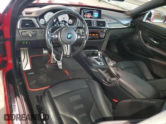 2018 BMW M4 with VIN WBS4Y9C51JAG66930, listed as a Copart auction lot 57155874 with 31,727 mi miles. Bid and sale history available at carsss.com. Image 8.