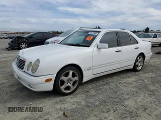 1998 Mercedes-Benz E with VIN WDBJF70F1WA683246, listed as a Copart auction lot 46858965 with Not Provided miles and Salvage Title. Bid and sale history available at DreamBid. Image 1.