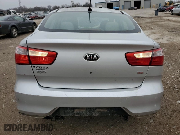 2016 Kia Rio LX with VIN KNADM4A31G6661742, listed as a Copart auction lot 47454605 with 81,066 mi miles and Salvage Title. Bid and sale history available at carsss.com. Image 6.