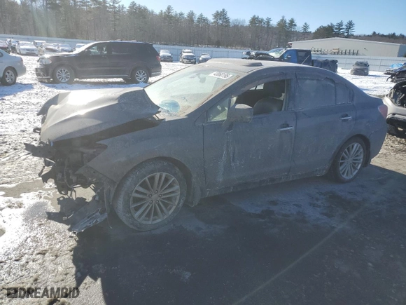 2012 Subaru Impreza Sedan 2.0i Limited with VIN JF1GJAK6XCH014650, listed as a Copart auction lot 43060195 with 0 mi miles and Salvage Title. Bid and sale history available at carsss.com. Image 1.