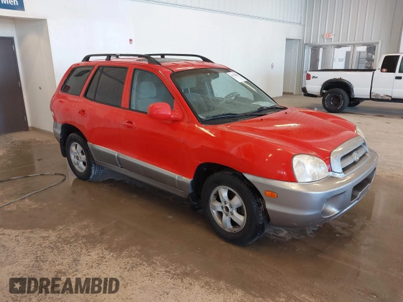2005 Hyundai Santa Fe GLS with VIN KM8SC73E95U890509, listed as a IAAI auction lot 41726541 with 171,992 mi miles. Bid and sale history available at carsss.com. Image 1.