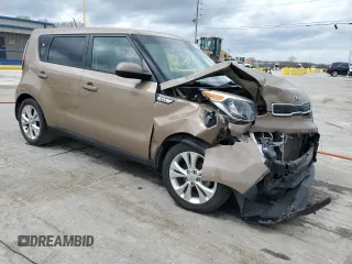 2015 Kia Soul + with VIN KNDJP3A54F7130892, listed as a Copart auction lot 51573325 with 121,078 mi miles and Salvage Title. Bid and sale history available at carsss.com. Image 4.