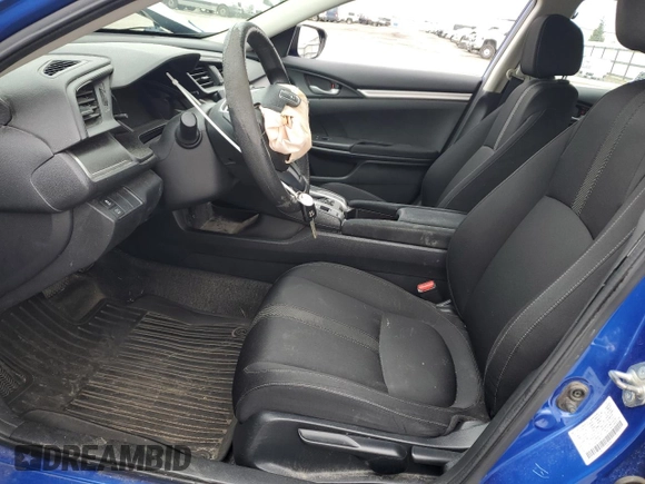 2018 Honda Civic LX with VIN 2HGFC2F54JH523651, listed as a Copart auction lot 51347155 with 61,839 mi miles and Salvage Title. Bid and sale history available at DreamBid. Image 7.