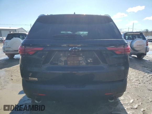 2022 Chevrolet Traverse LT Cloth with VIN 1GNEVGKW1NJ137331, listed as a Copart auction lot 46628215 with 28,137 mi miles and Salvage Title. Bid and sale history available at carsss.com. Image 6.