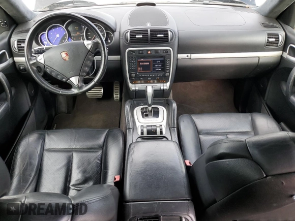 2005 Porsche Cayenne Turbo with VIN WP1AC29P15LA91534, listed as a Copart auction lot 43476105 with 131,561 mi miles and Salvage Title. Bid and sale history available at carsss.com. Image 8.
