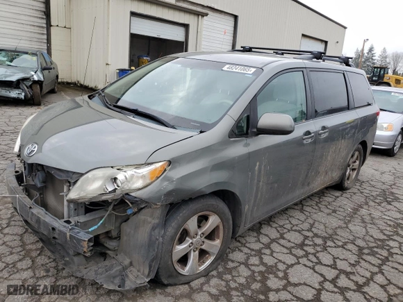 2011 Toyota Sienna LE AAS with VIN 5TDKK3DC9BS082822, listed as a Copart auction lot 48241065 with 170,705 mi miles and Salvage Title. Bid and sale history available at carsss.com. Image 1.