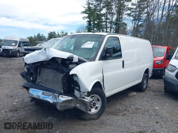2021 GMC Savana Cargo Van with VIN 1GTW7AF72M1191484, listed as a IAAI auction lot 41835496 with 71,760 mi miles. Bid and sale history available at carsss.com. Image 12.