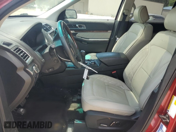 2016 Ford Explorer Platinum with VIN 1FM5K8HTXGGB49137, listed as a Copart auction lot 60952975 with 95,555 mi miles and Salvage title. Bid and sale history available at DreamBid. Image 7.