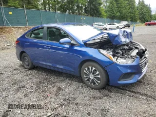 2021 Hyundai Accent SE with VIN 3KPC24A6XME149272, listed as a Copart auction lot 62878945 with 81,995 mi miles and Salvage title. Bid and sale history available at DreamBid. Image 4.