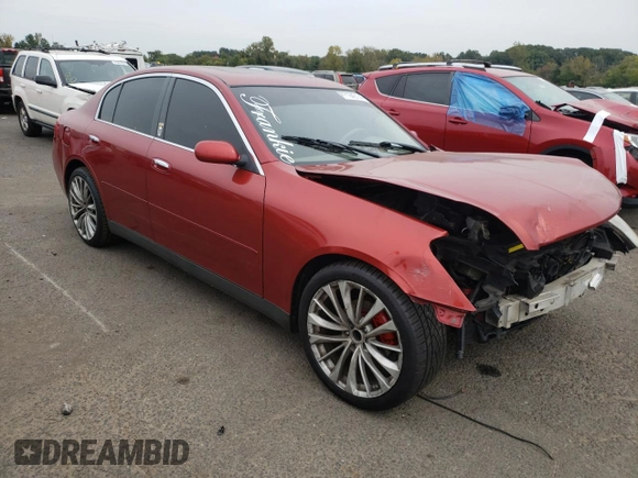 2003 Infiniti G35 with VIN JNKCV51E93M014626, listed as a Copart auction lot 71949144 with 211,211 mi miles and Salvage Title. Bid and sale history available at DreamBid. Image 4.