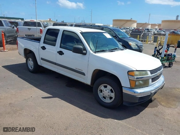 2005 Chevrolet Colorado 1SB LS Z85 with VIN 1GCCS136758181572, listed as a IAAI auction lot 41758818 with 153,731 mi miles. Bid and sale history available at carsss.com. Image 1.