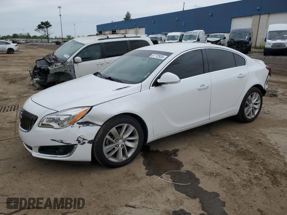 2016 Buick Regal Premium II with VIN 2G4GS5GX6G9191492, listed as a Copart auction lot 57772935 with 56,469 mi miles and Clean title. Bid and sale history available at DreamBid. Image 1.