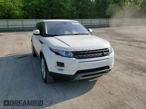 2015 Land Rover Range Rover Evoque Pure Plus with VIN SALVP2BGXFH072687, listed as a Copart auction lot 58975785 with 100,417 mi miles and Salvage title. Bid and sale history available at DreamBid. Image 14.