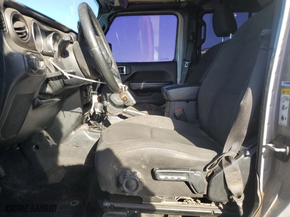 2019 Jeep Wrangler Unlimited Sport S with VIN 1C4HJXDG0KW577711, listed as a Copart auction lot 43161505 with 93,581 mi miles and Clean Title. Bid and sale history available at carsss.com. Image 7.