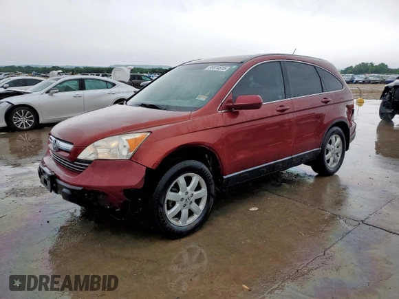 2008 Honda CR-V EX-L z VIN JHLRE38758C020575, wystawiony jako Copart lot #55874615 z przebiegiem 181 489 mil mil oraz Szkoda całkowita • Salvage title. Historia ofert i sprzedaży dostępna na DreamBid. Obrazek 1.