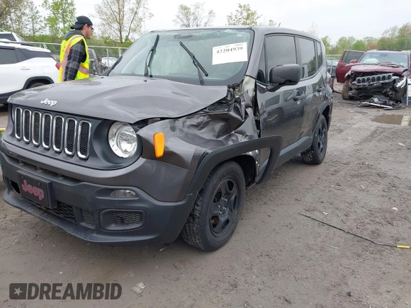 2018 Jeep Renegade Sport z VIN ZACCJBAB9JPJ70730, wystawiony jako IAAI lot #42204939 z przebiegiem 112 789 mil mil oraz . Historia ofert i sprzedaży dostępna na DreamBid. Obrazek 6.