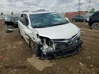 2019 Toyota Sienna XLE with VIN 5TDDZ3DC2KS210712, listed as a Copart auction lot 58591235 with Not provided miles and Salvage title. Bid and sale history available at DreamBid. Image 14.