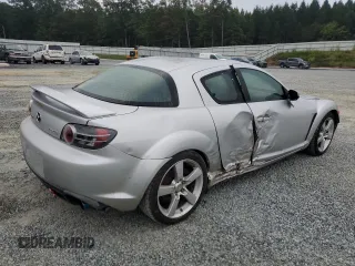 2005 Mazda RX-8 with VIN JM1FE173050144219, listed as a Copart auction lot 73120364 with 70,328 mi miles and Salvage Title. Bid and sale history available at carsss.com. Image 3.
