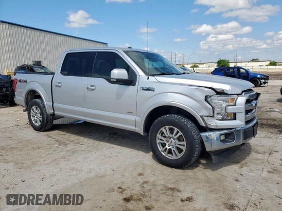 2017 Ford F-150 XL with VIN 1FTEW1EG1HKE48733, listed as a Copart auction lot 61860995 with 180,898 mi miles and Salvage title. Bid and sale history available at DreamBid. Image 4.