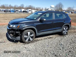 2024 Volkswagen Taos S с VIN 3VV8X7B22RM021255, выставлен на аукционе Copart как лот 48367415 с пробегом 15 818 миль миль и Списание • Salvage title. История ставок и продаж доступна на DreamBid. Изображение 1.