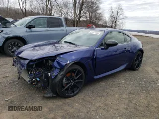 2024 Toyota GR86 Premium with VIN JF1ZNBE19R8758123, listed as a Copart auction lot 51137455 with 17,662 mi miles and Salvage Title. Bid and sale history available at carsss.com. Image 1.