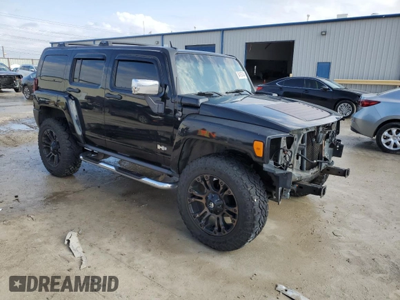 2006 Hummer H3 with VIN 5GTDN136368270240, listed as a Copart auction lot 84197454 with 209,268 mi miles and Salvage Title. Bid and sale history available at DreamBid. Image 4.