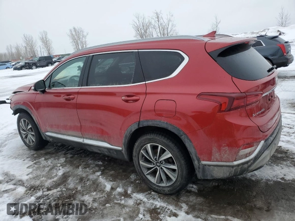 2019 Hyundai Santa Fe Preferred z VIN 5NMS3CAA7KH115061, wystawiony jako Copart lot #46473095 z przebiegiem 94 430 mil mil oraz Szkoda całkowita • Salvage title. Historia ofert i sprzedaży dostępna na DreamBid. Obrazek 2.
