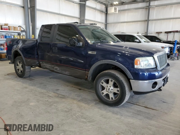 2007 Ford F-150 XLT with VIN 1FTPX14V37KD27495, listed as a Copart auction lot 56120405 with 96,557 mi miles and Salvage title. Bid and sale history available at DreamBid. Image 4.