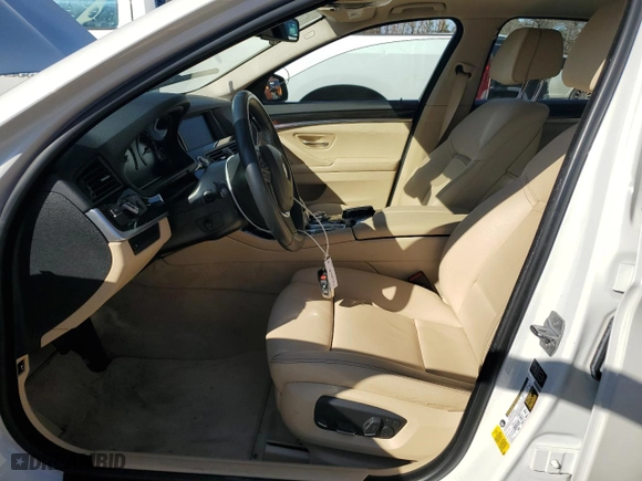 2014 BMW 5 Series 535i with VIN WBA5B1C54ED475760, listed as a Copart auction lot 45926265 with 62,041 mi miles and Salvage Title. Bid and sale history available at carsss.com. Image 7.
