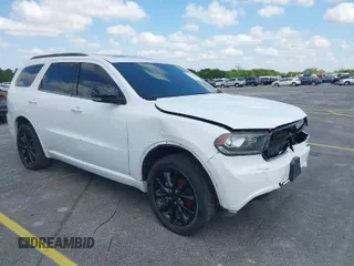 2018 Dodge Durango GT with VIN 1C4RDJDG2JC414504, listed as a IAAI auction lot 42075588 with 62,739 mi miles and . Bid and sale history available at carsss.com. Image 1.