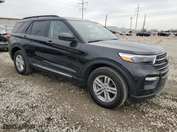 2023 Ford Explorer XLT with VIN 1FMSK8DHXPGA85993, listed as a Copart auction lot 48396125 with 3,238 mi miles and Clean Title. Bid and sale history available at carsss.com. Image 4.