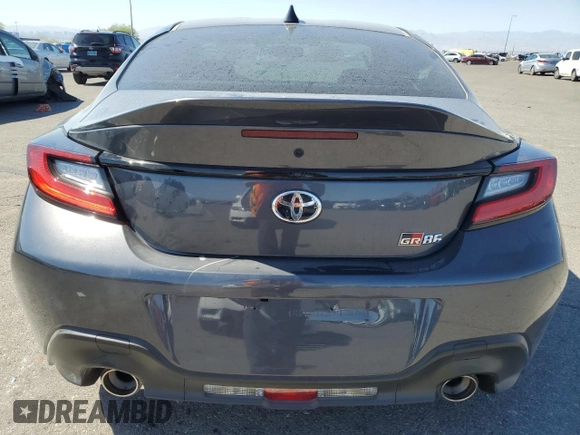 2024 Toyota GR86 Premium with VIN JF1ZNBE16R9758218, listed as a Copart auction lot 73219854 with 775 mi miles and Salvage Title. Bid and sale history available at carsss.com. Image 6.