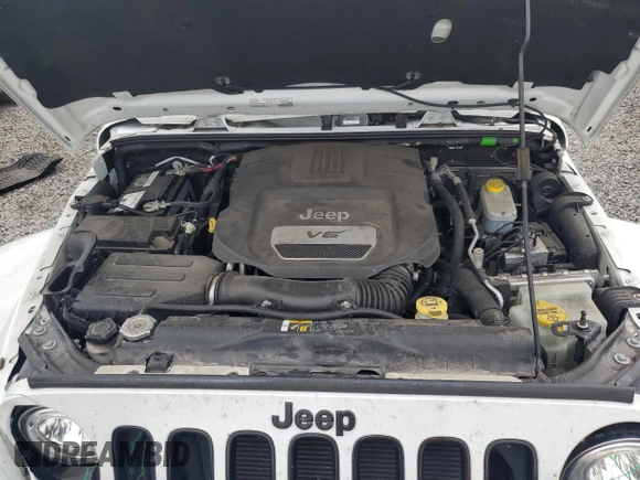 2018 Jeep Wrangler Unlimited Sahara with VIN 1C4BJWEG2JL851277, listed as a Copart auction lot 63631645 with 83,851 mi miles and Salvage title. Bid and sale history available at DreamBid. Image 11.