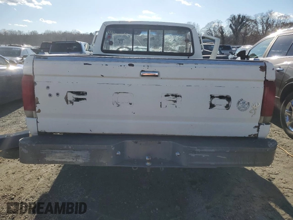 1987 Ford F-150 with VIN 1FTCF15Y7HNA56371, listed as a Copart auction lot 85441274 with 76,200 mi miles and Salvage Title. Bid and sale history available at carsss.com. Image 6.