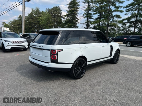 2018 Land Rover Range Rover z VIN SALGS5RE9JA394381, wystawiony jako Copart lot #60938815 z przebiegiem 104 207 mil mil oraz Czysty tytuł • Clean title. Historia ofert i sprzedaży dostępna na DreamBid. Obrazek 4.