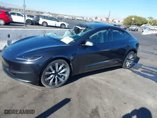 2024 Tesla Model 3 Long Range with VIN 5YJ3E1EB8RF743051, listed as a IAAI auction lot 41359030 with 1 mi miles. Bid and sale history available at carsss.com. Image 19.