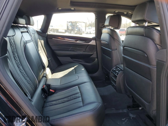 2019 BMW 6 Series 640i xDrive with VIN WBAJV6C56KBK08937, listed as a Copart auction lot 50201275 with 9,000 mi miles and Salvage Title. Bid and sale history available at carsss.com. Image 10.
