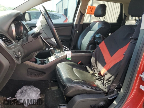 2015 Dodge Journey Crossroad with VIN 3C4PDDGG7FT533617, listed as a Copart auction lot 50380085 with 145,243 mi miles and Salvage title. Bid and sale history available at DreamBid. Image 7.