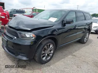 2020 Dodge Durango GT Plus with VIN 1C4RDJDG3LC339489, listed as a IAAI auction lot 42352650 with 109,986 mi miles and . Bid and sale history available at DreamBid. Image 2.