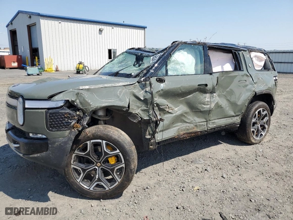 2023 Rivian R1S Launch Edition with VIN 7PDSGABL4PN020257, listed as a Copart auction lot 66251124 with 0 mi miles and Salvage Title. Bid and sale history available at carsss.com. Image 1.