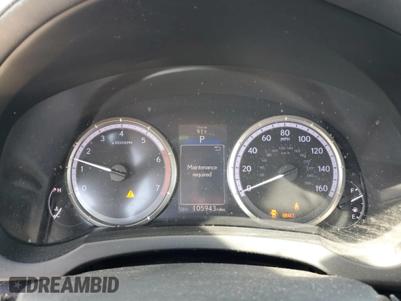 2016 Lexus RC 200t F Sport with VIN JTHHA5BC6G5002920, listed as a Copart auction lot 53126475 with 105,943 mi miles and Salvage title. Bid and sale history available at DreamBid. Image 9.