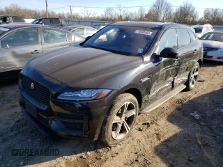 2018 Jaguar F-Pace 30t R-Sport with VIN SADCL2GX6JA294989, listed as a Copart auction lot 71030492 with 27,315 mi miles and . Bid and sale history available at DreamBid. Image 1.