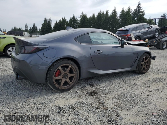 2023 Toyota 86 with VIN JF1ZNBB13P9762566, listed as a Copart auction lot 60736085 with 13,589 mi miles and Salvage title. Bid and sale history available at DreamBid. Image 3.