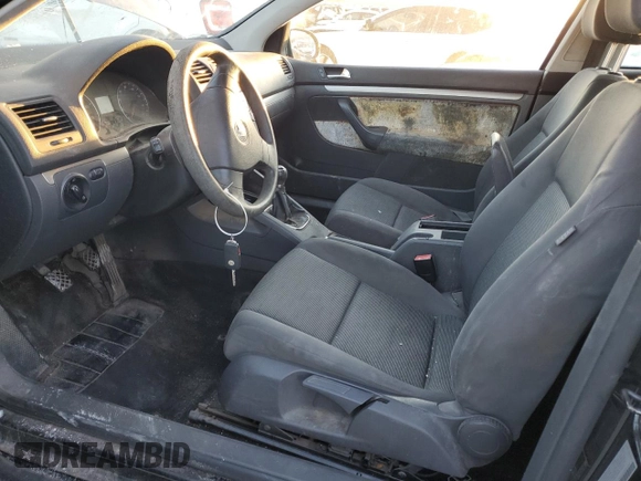 2009 Volkswagen Rabbit S with VIN WVWAB71K29W021336, listed as a Copart auction lot 41839595 with Not provided miles and Salvage title. Bid and sale history available at DreamBid. Image 7.