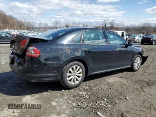 2012 Volkswagen Passat S w/Appearance with VIN 1VWAP7A3XCC085673, listed as a Copart auction lot 51925635 with 141,150 mi miles and Salvage Title. Bid and sale history available at carsss.com. Image 3.